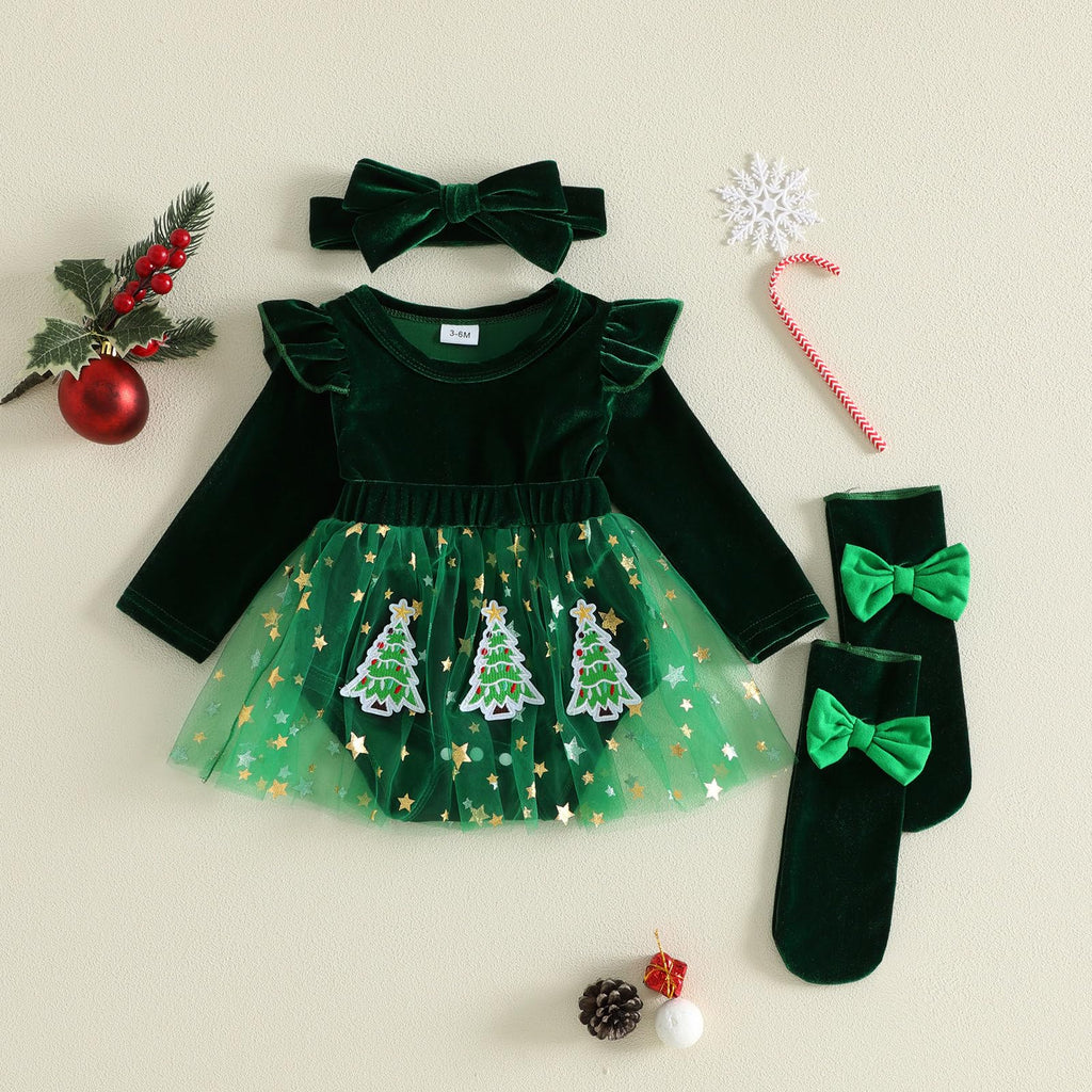 Newborn Baby Girl Tulle Romper Dress X14937