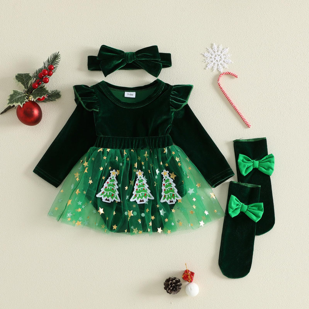 Newborn Baby Girl Tulle Romper Dress X14937