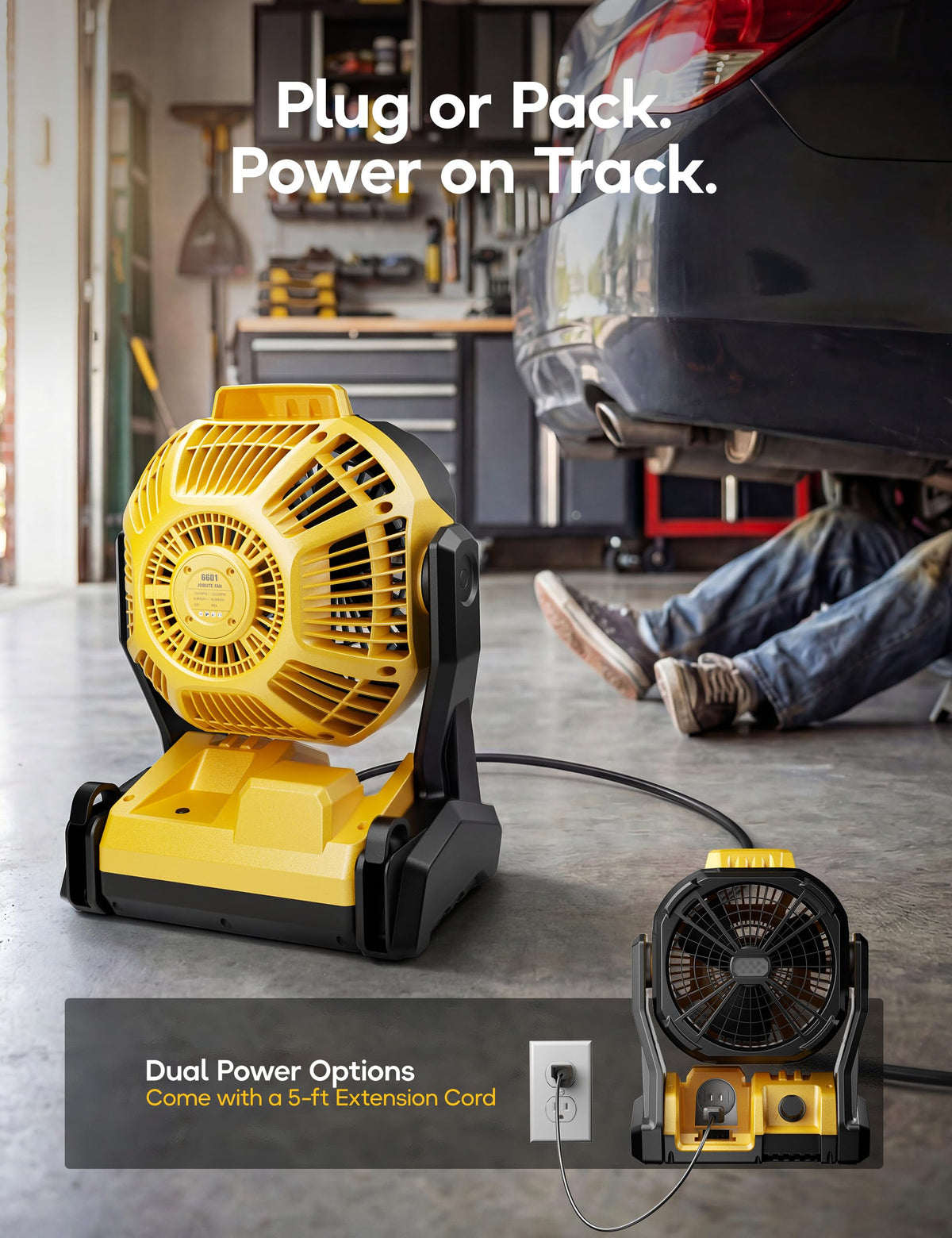 Battery Operated Fan with LED Lights X62851