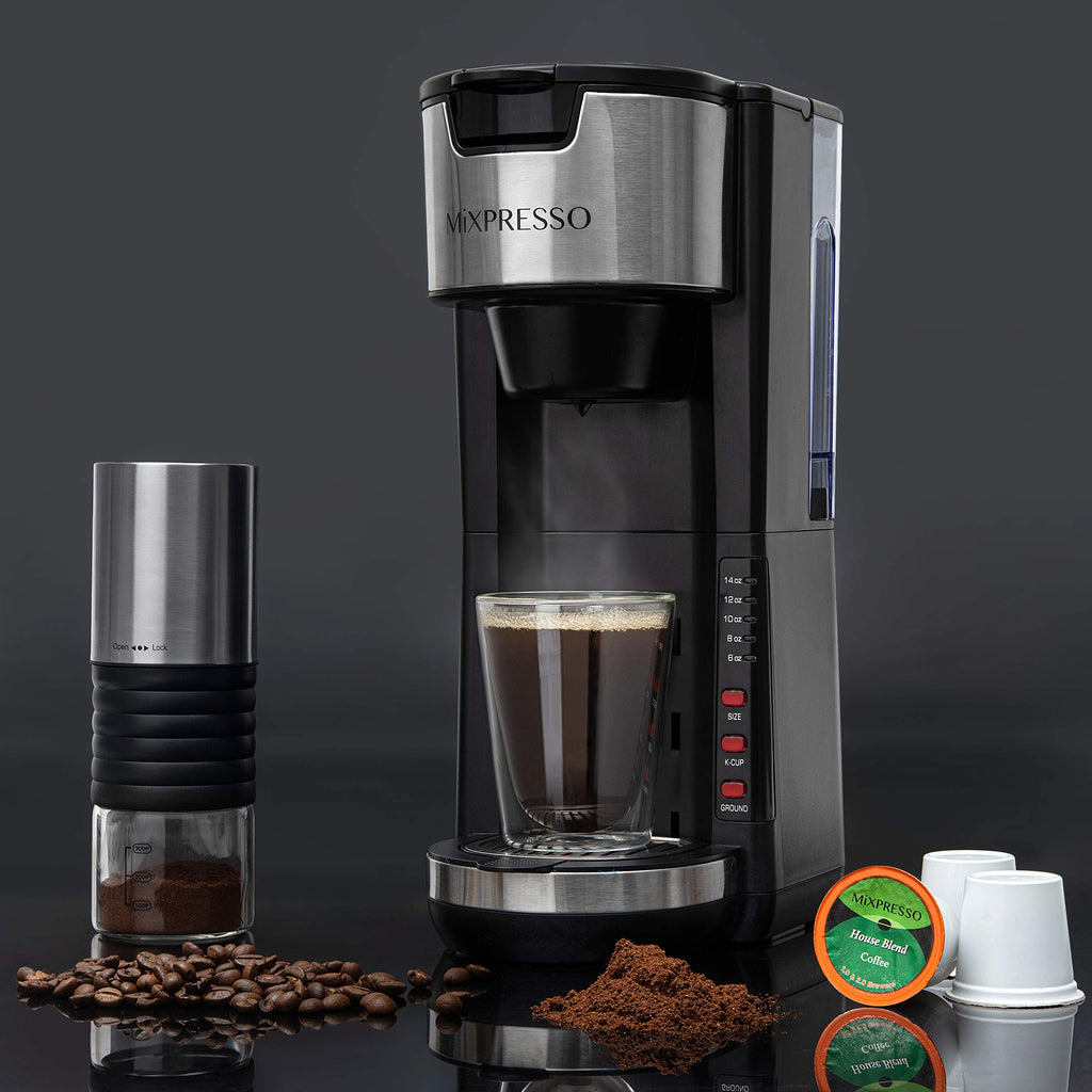 Black Single Serve Coffee Maker 30 oz V587