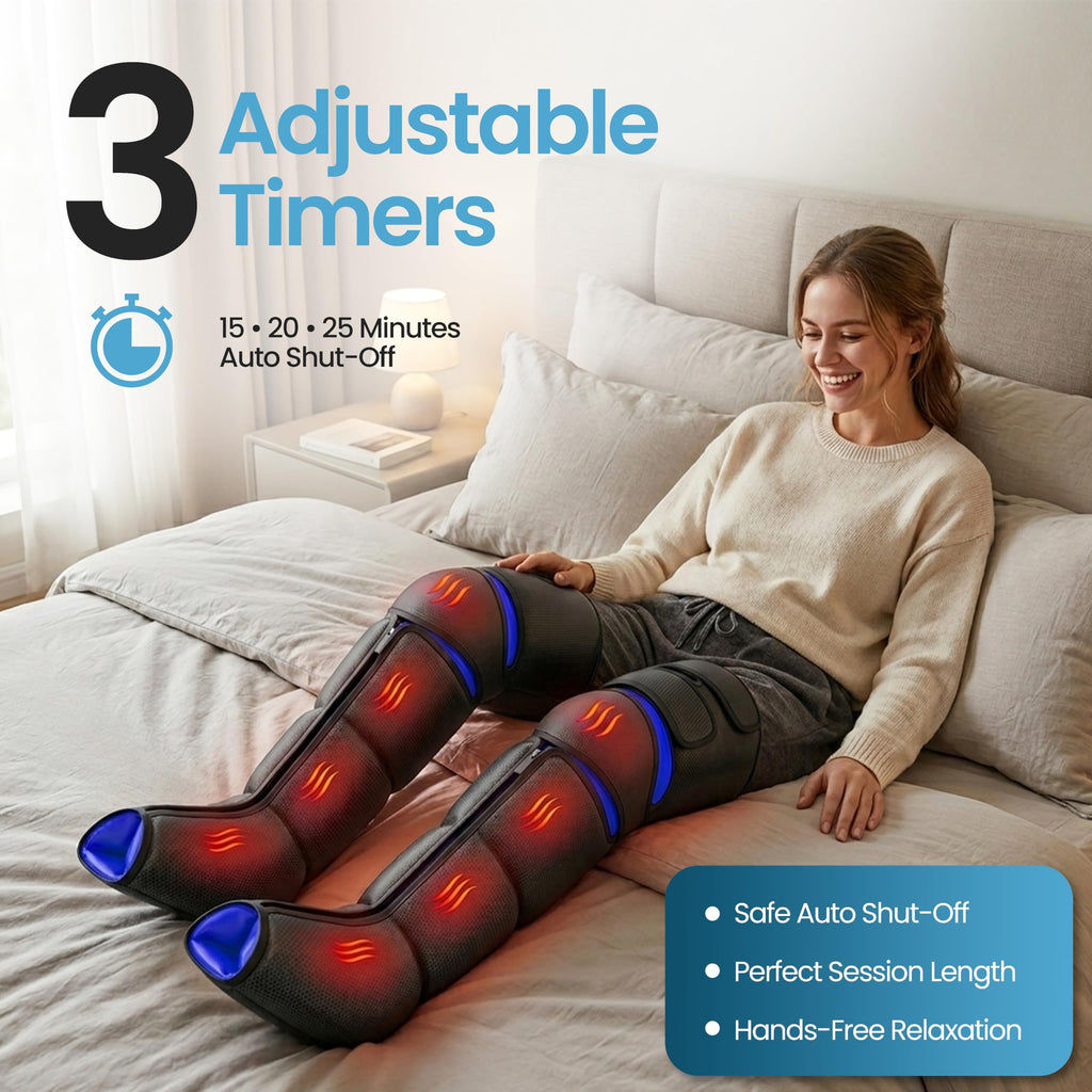 Air Compression Leg Massager with Heat U57076