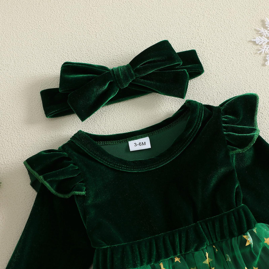 Newborn Baby Girl Tulle Romper Dress X14937