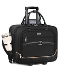 Black 17.3 In Rolling Laptop Bag with Wheels Y8948