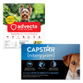 Flea and Tick Prevention for Small Dogs 4-10 lbs (2 Doses) + Flea Treatment for Dogs 2-25 lbs (6 Doses) C606