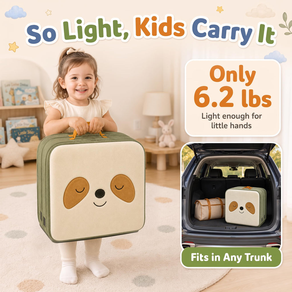 Foldable Portable Toddler Travel Bed with Pillow L5009