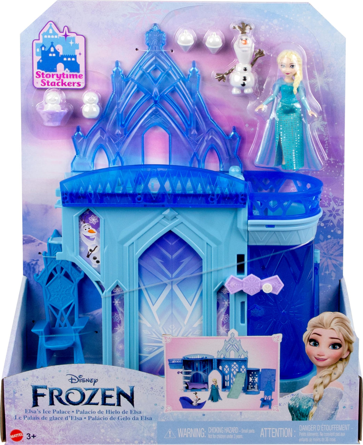 Frozen Castle Doll House Playset with Doll & 8 Accessories X492
