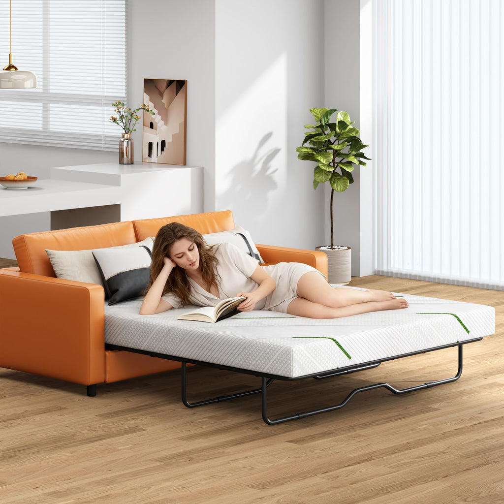 White Queen Sofa Bed Mattress Replacement P574