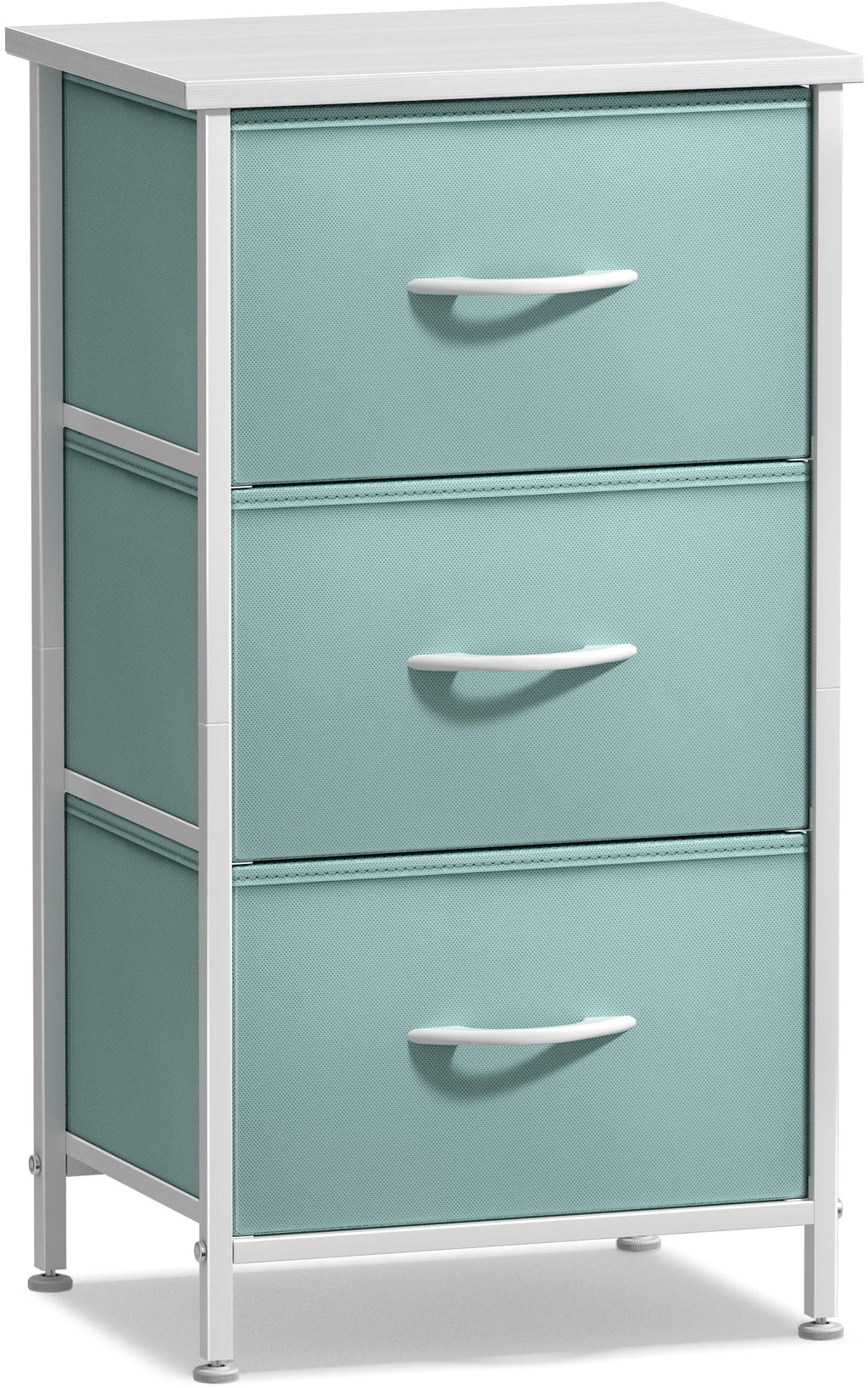 Aqua 3 Drawer Nightstand N832