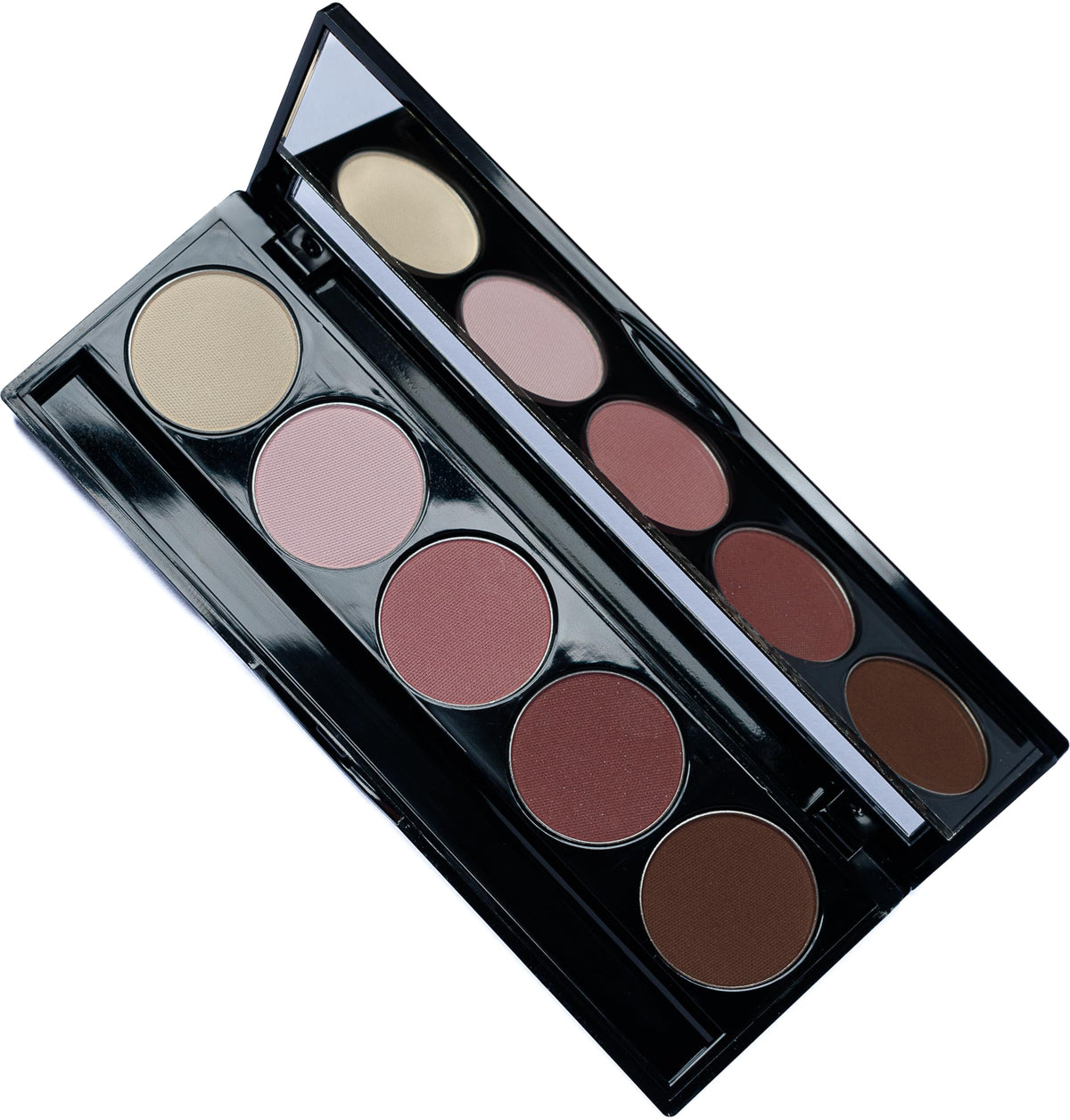 Matte Warm Tone Rose Pink & Brown Vegan Eyeshadow Palette Q6536