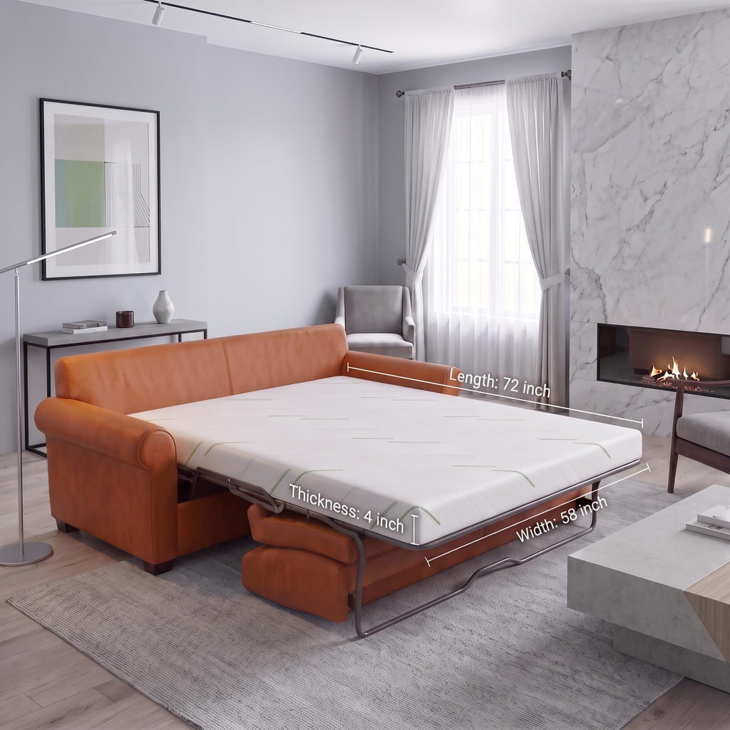 White Queen Sofa Bed Mattress Replacement P574