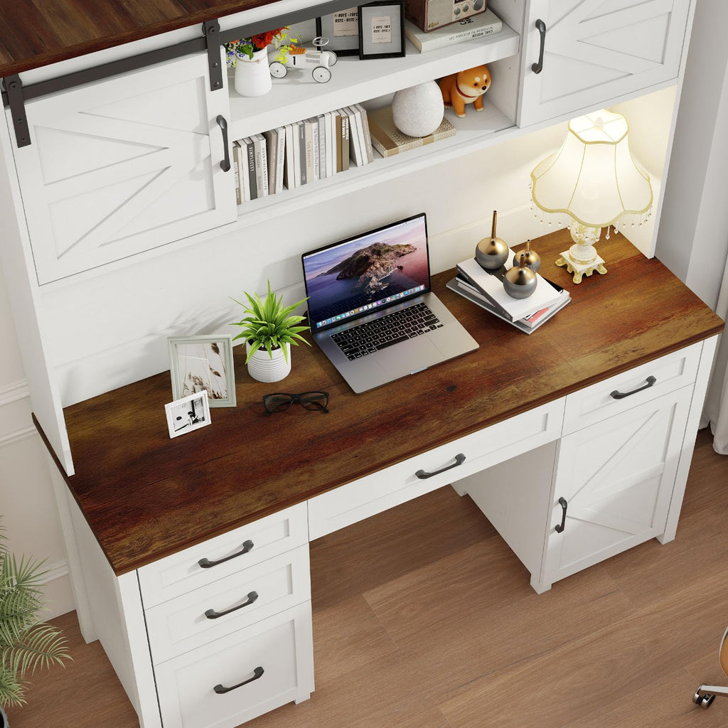 67" H Executive Desk with File Drawer K87904