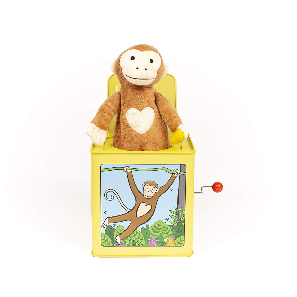 Monkey Jack in the Box Plush Tin Toy H102886