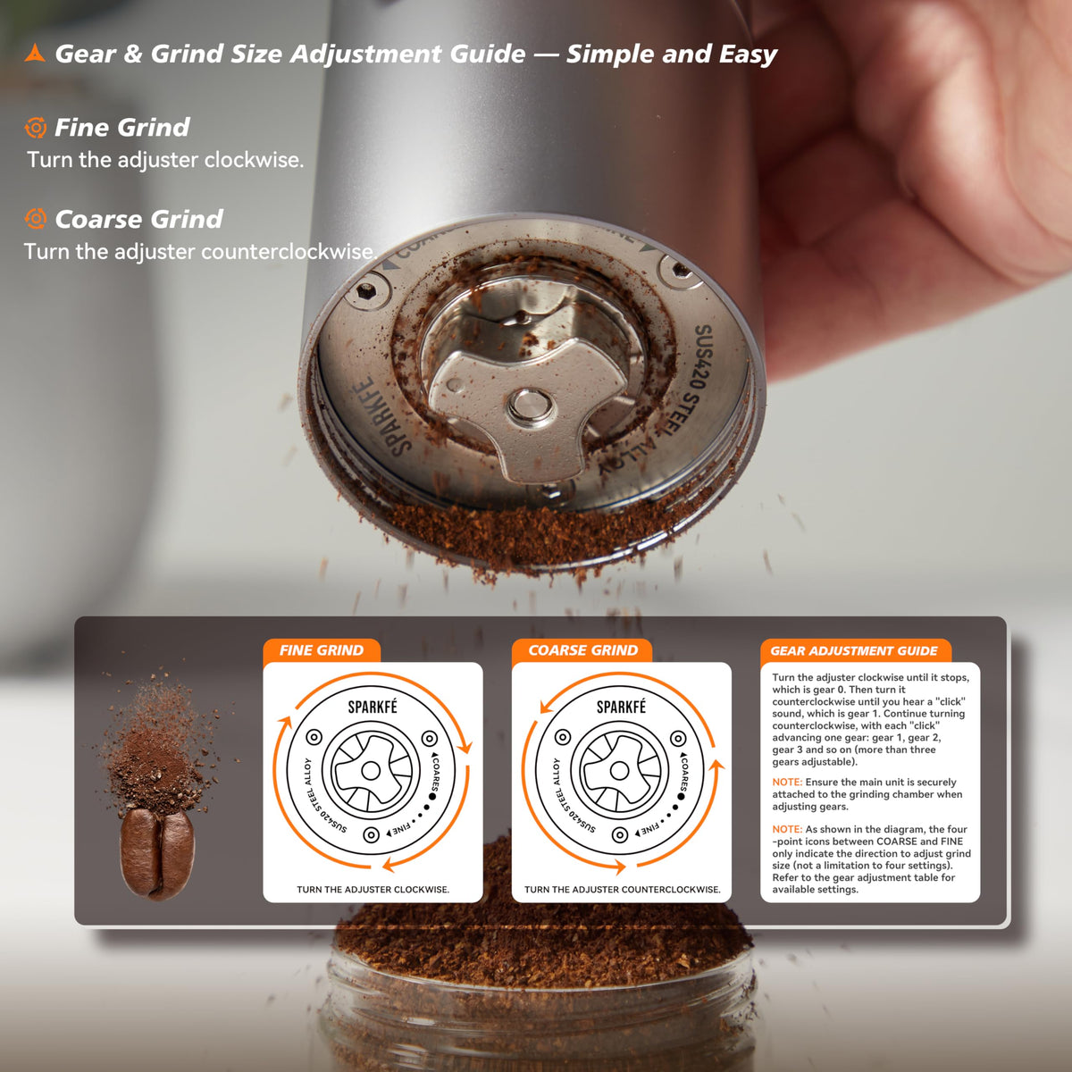 Portable Electric Coffee Grinder N57389