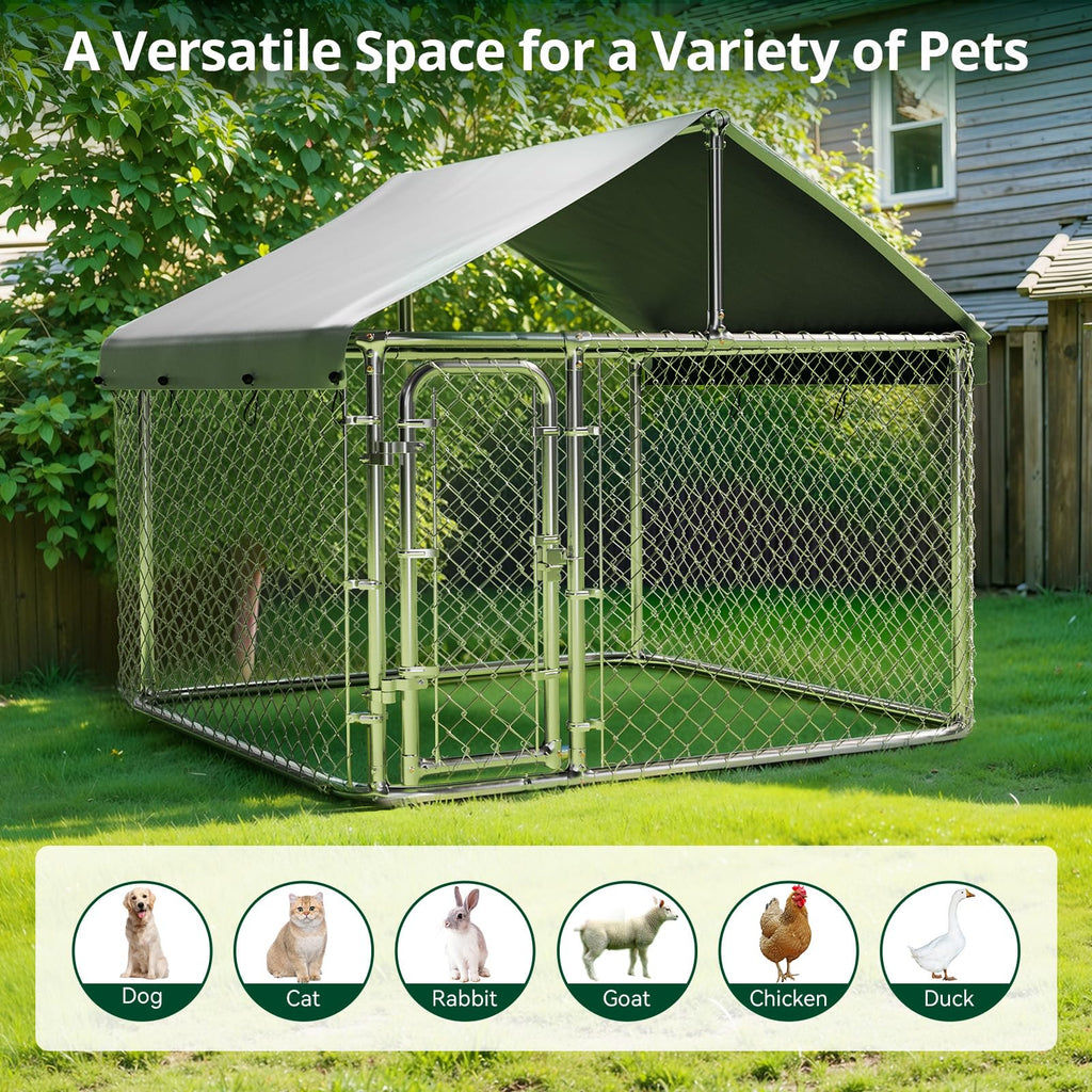 6.5x6.5ft Large Outdoor Dog Kennel N130