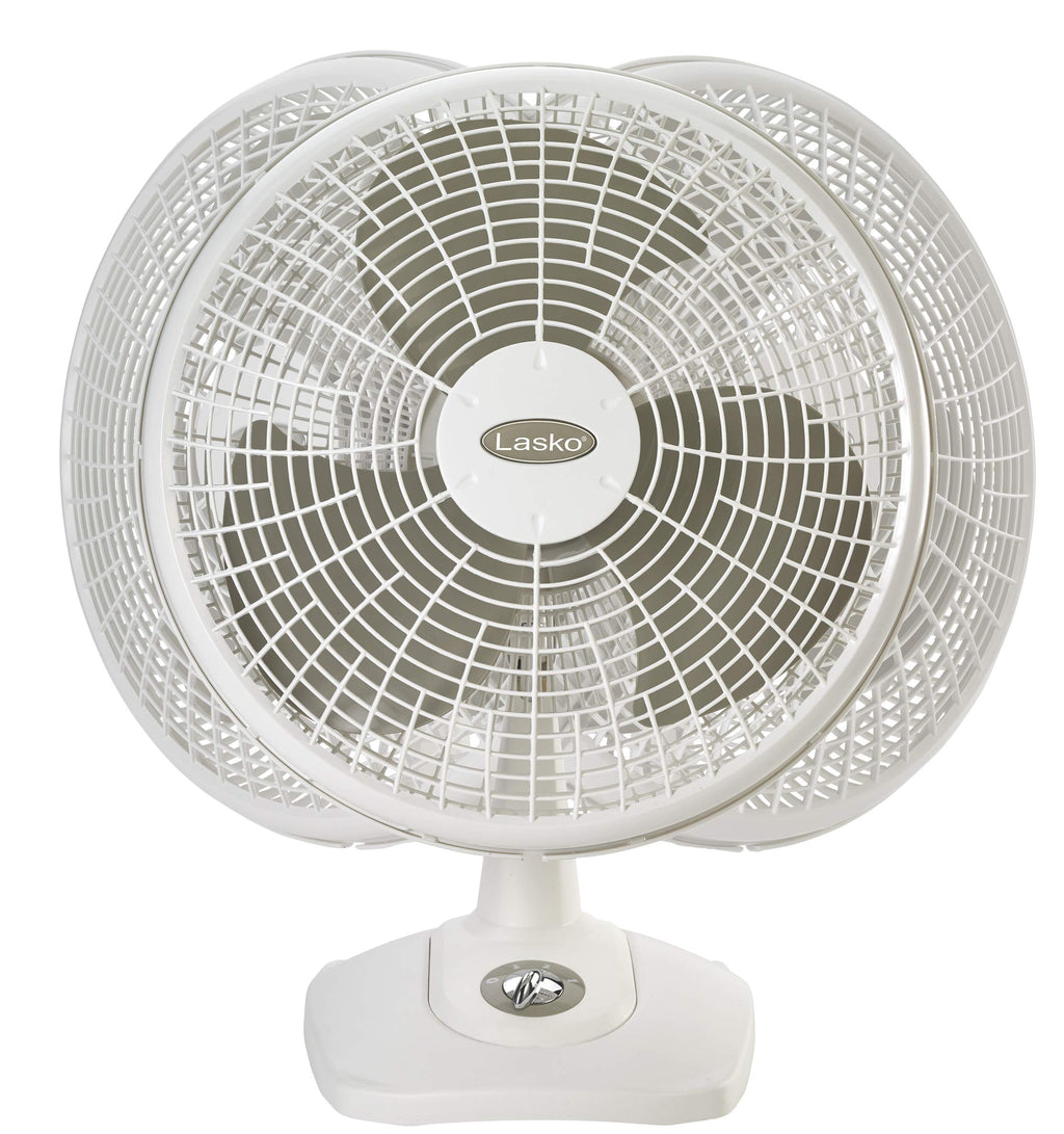 16" Oscillating Portable Table Fan with 3 Speeds, White M7846