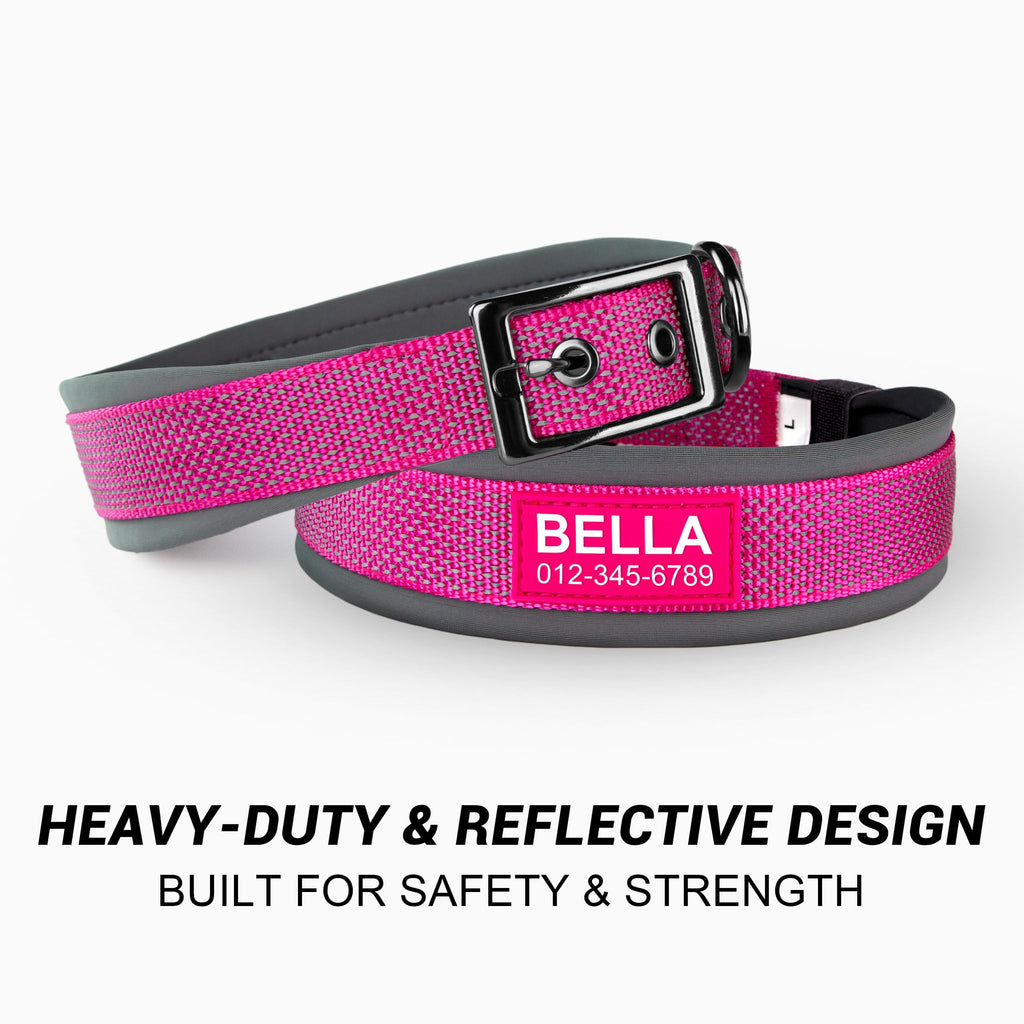 Personalized Reflective Dog Collar I3621
