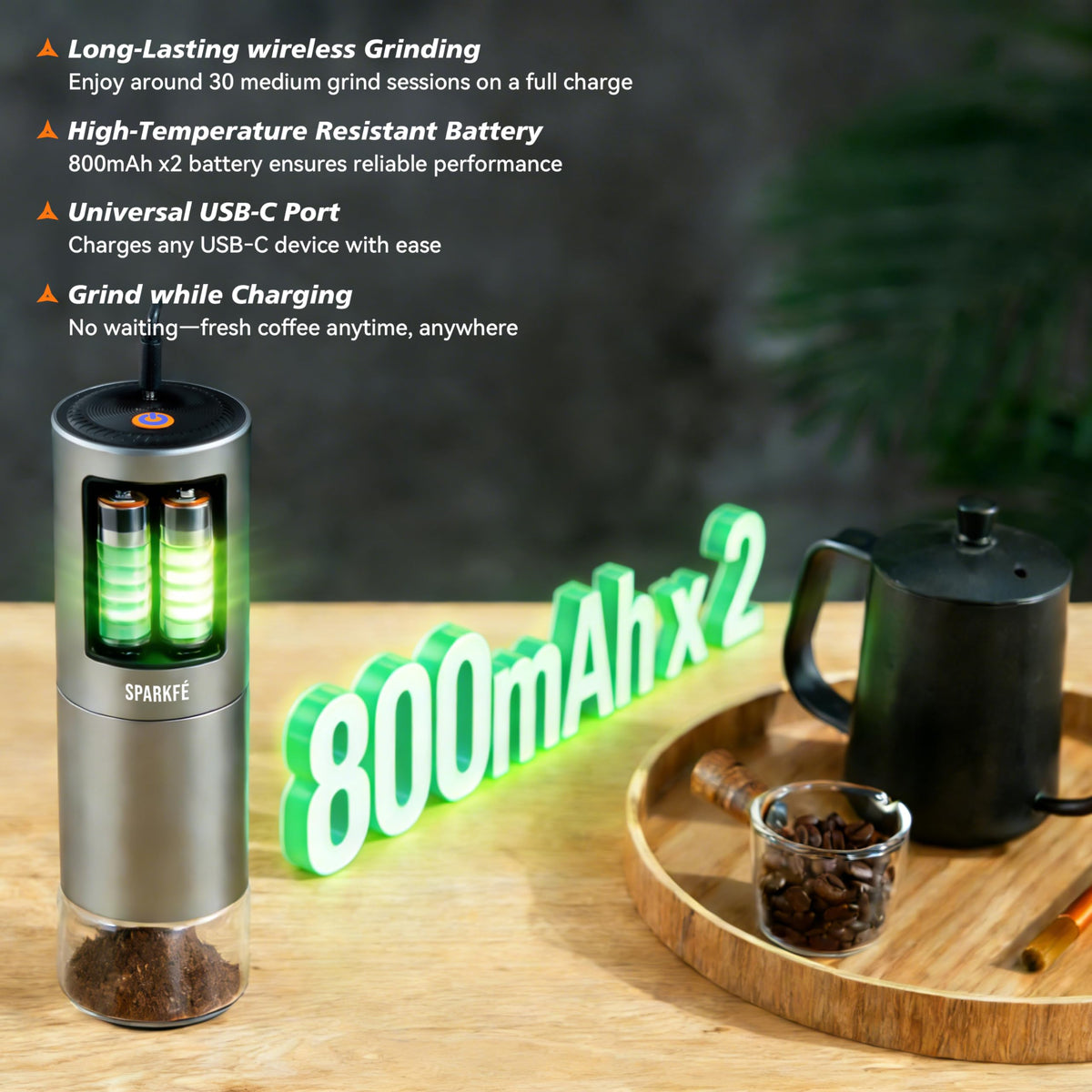 Portable Electric Coffee Grinder N57389