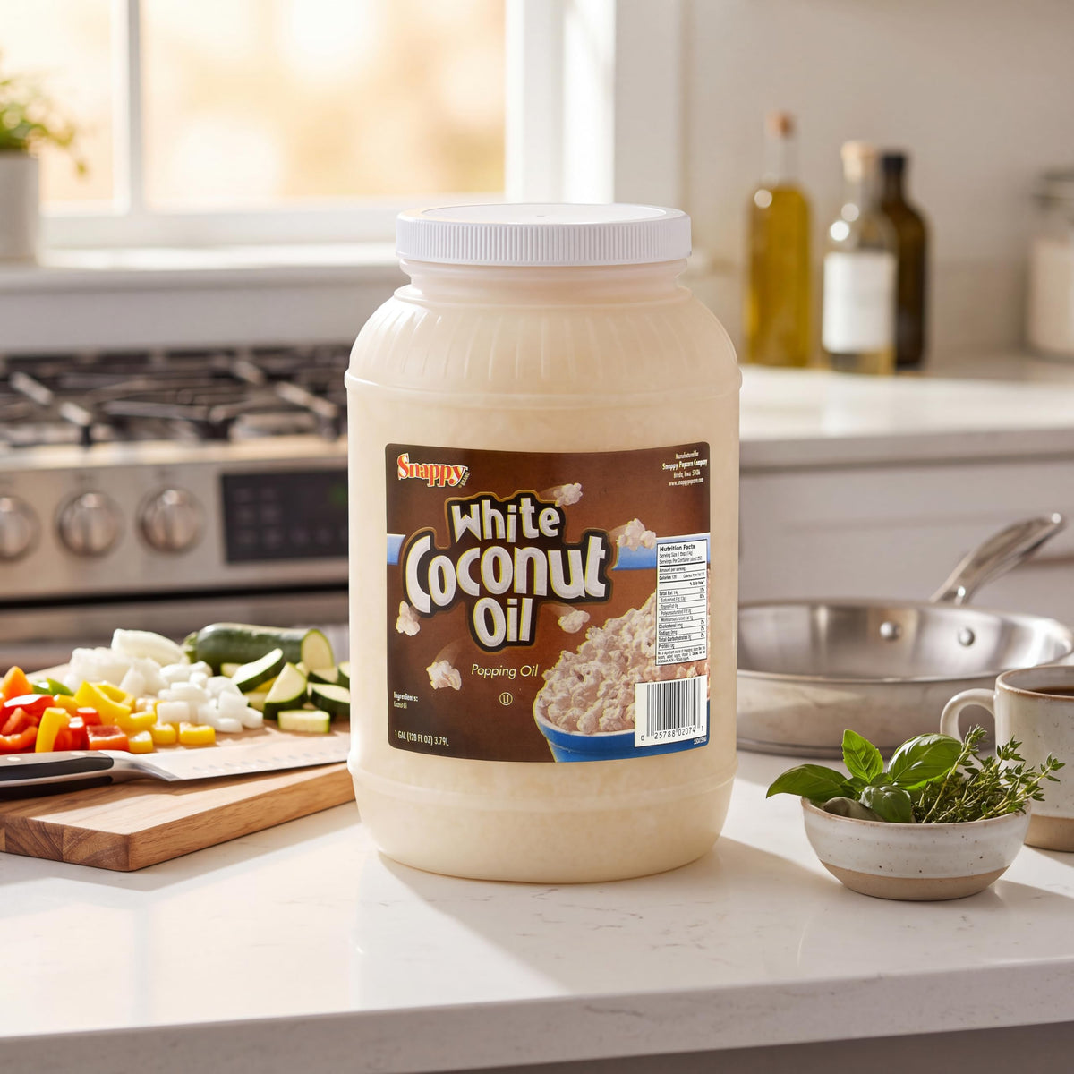 Pure White Coconut Popcorn Oil 1 Gallon X3455