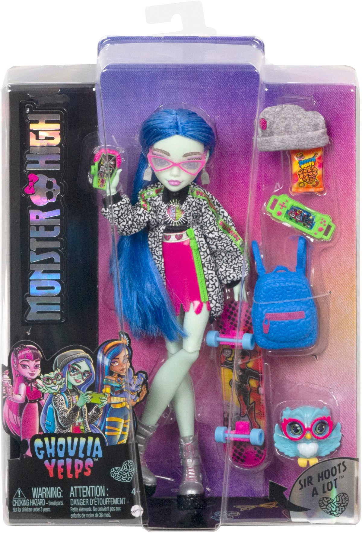 Blue Hair Posable Doll with Pet and Accessories C1408