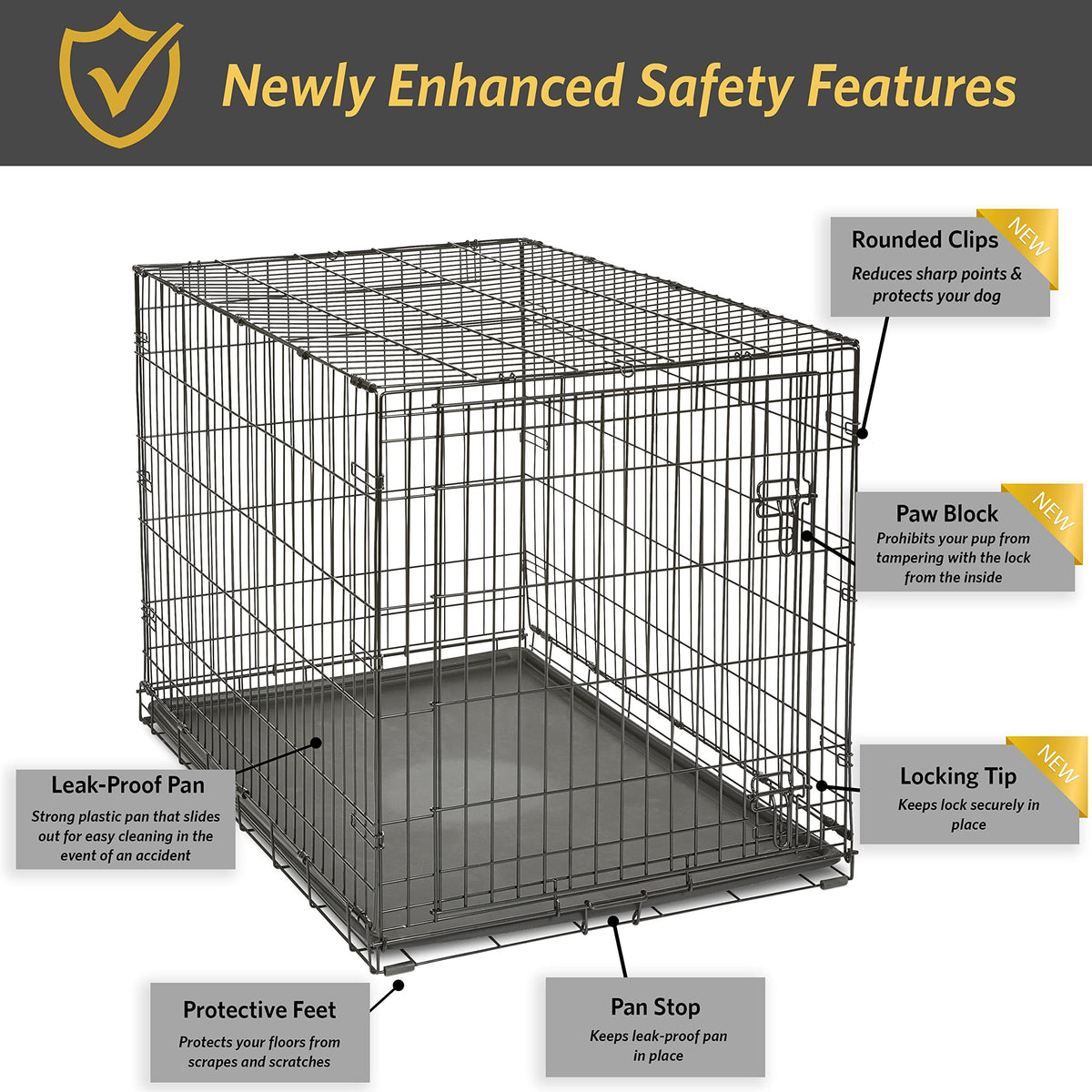 48-Inch Single Door Crate R2773