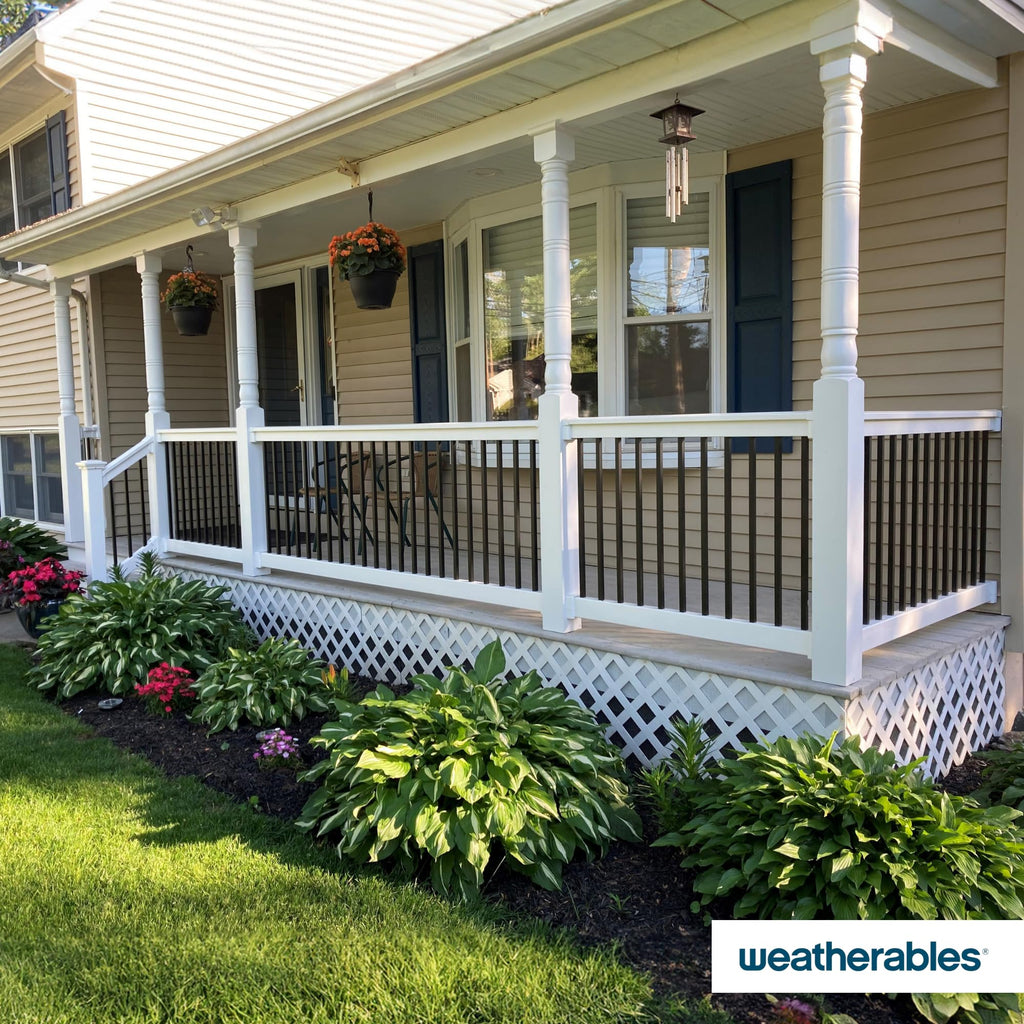 26'' Black Aluminum Balusters 20pk W1143
