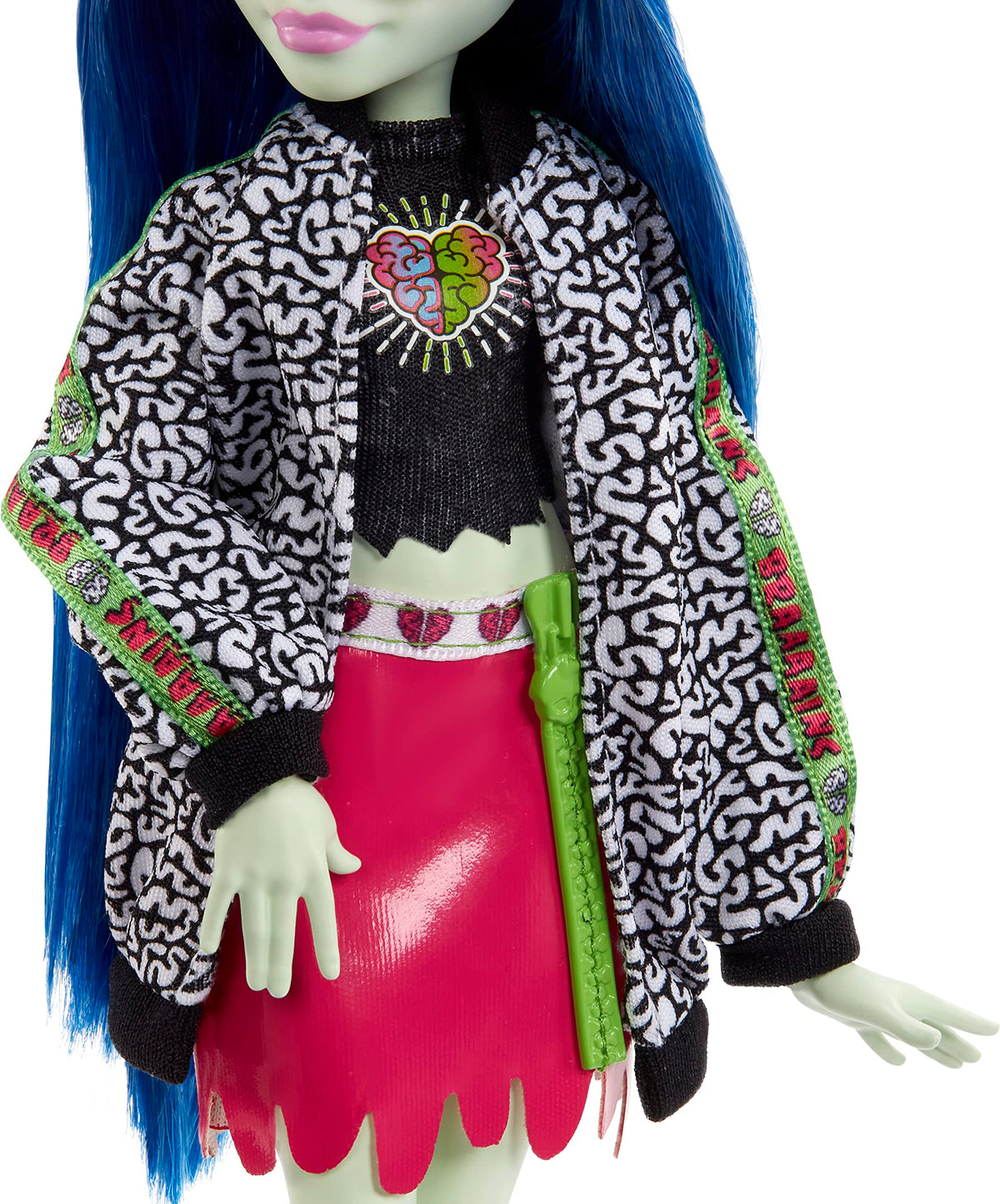 Blue Hair Posable Doll with Pet and Accessories C1408