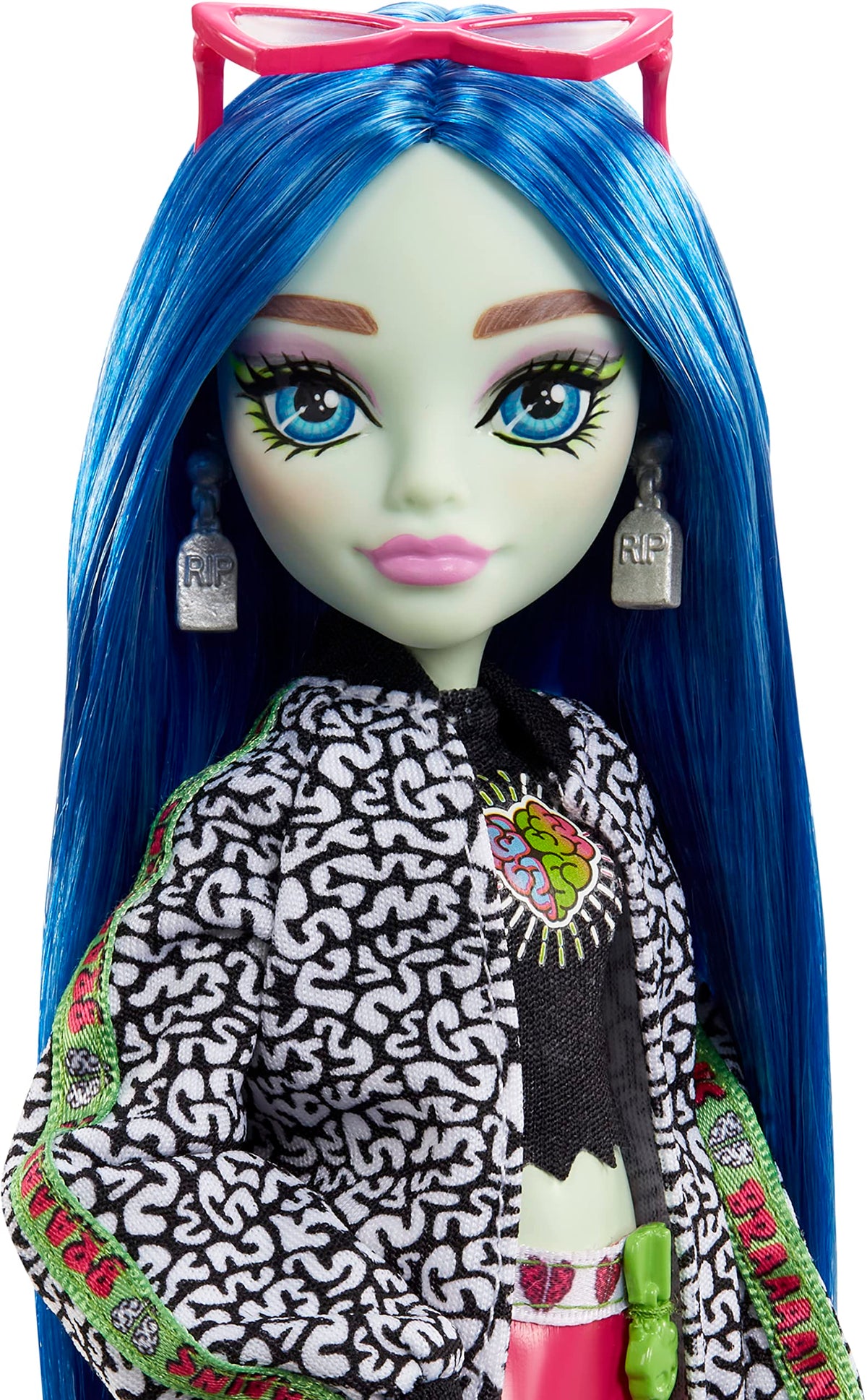 Blue Hair Posable Doll with Pet and Accessories C1408