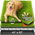 Large Artificial Turf Dog Grass Pad with Tray L393946