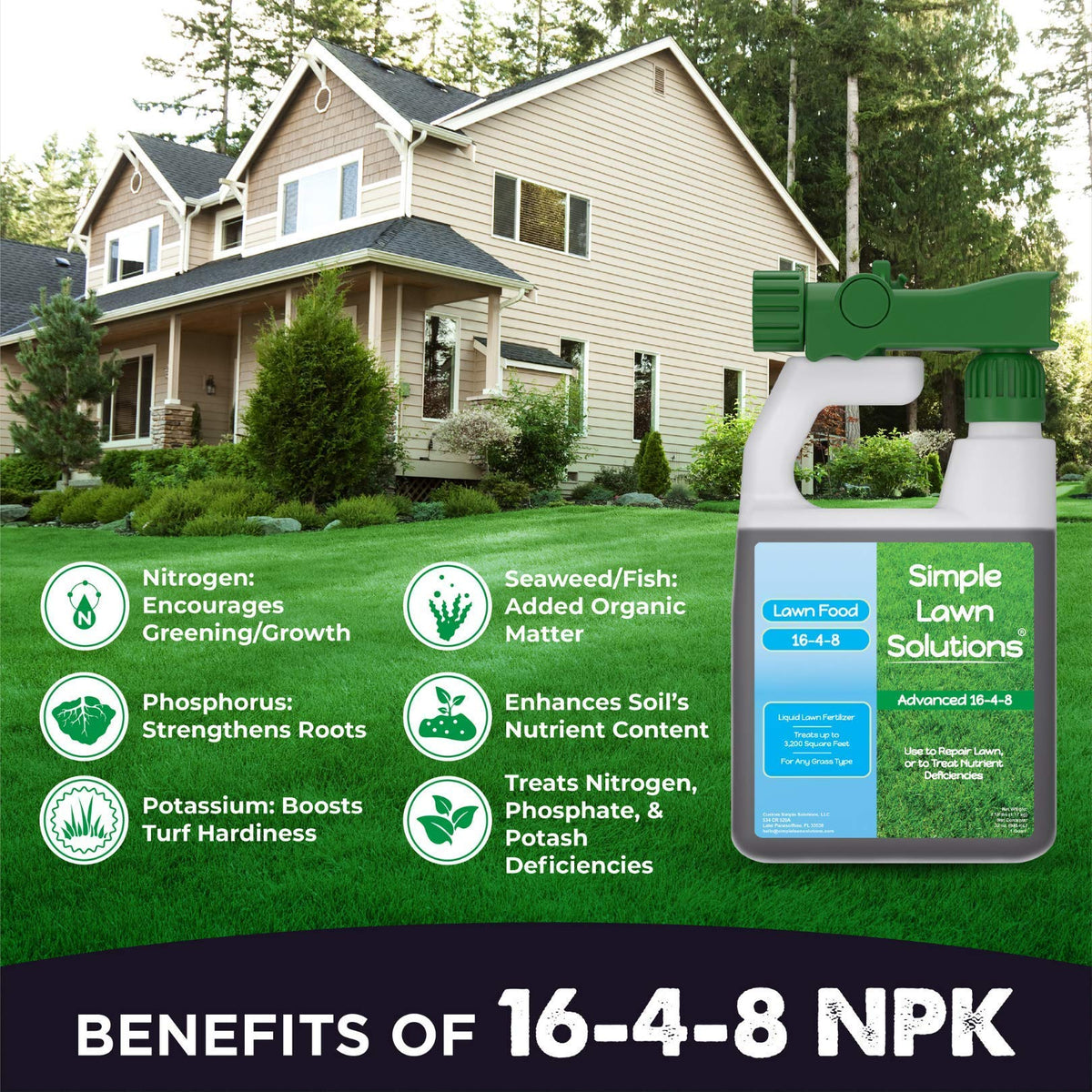 16-4-8 Liquid Fertilizer 32 Ounce D17215