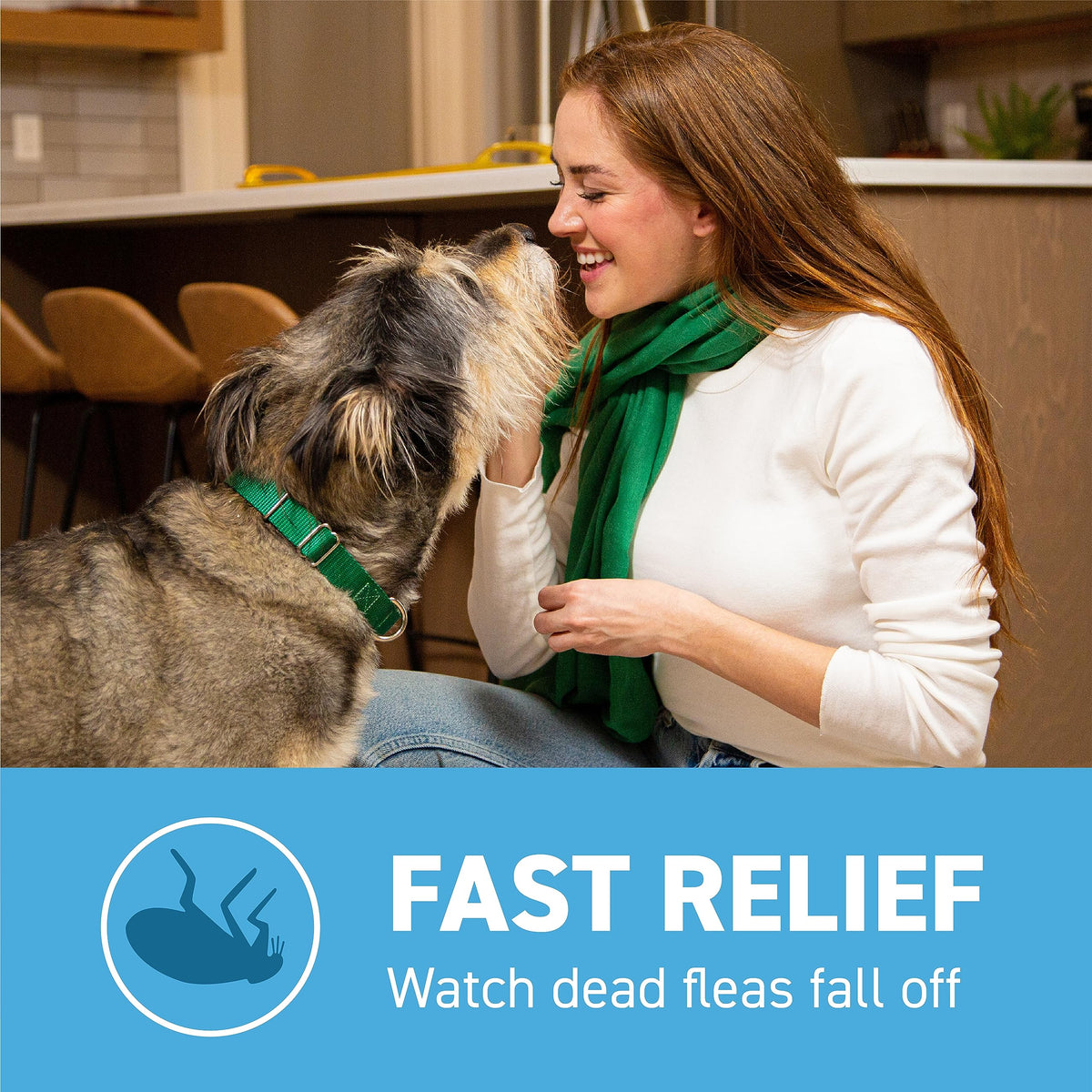 Flea and Tick Prevention for Small Dogs 4-10 lbs (2 Doses) + Flea Treatment for Dogs 2-25 lbs (6 Doses) C606